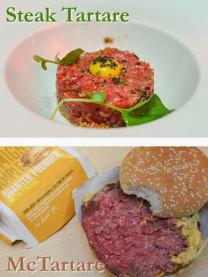 McTartare McDonalds raw burger steak tartare