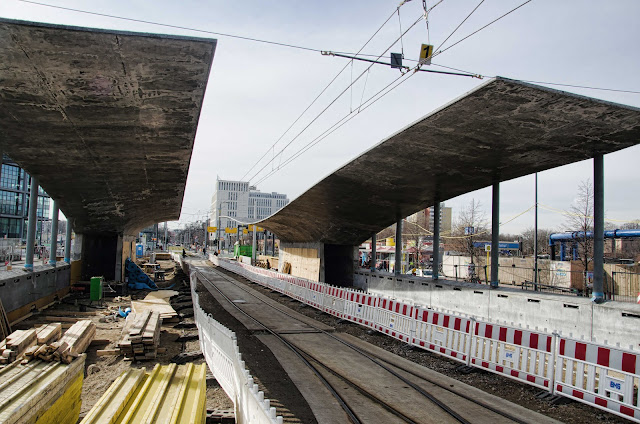 0444, Baustelle Tram-Station am Hauptbahnhof, M6, M8, M10, Invalidenstraße 53, 10557 Berlin, 27.10.2014