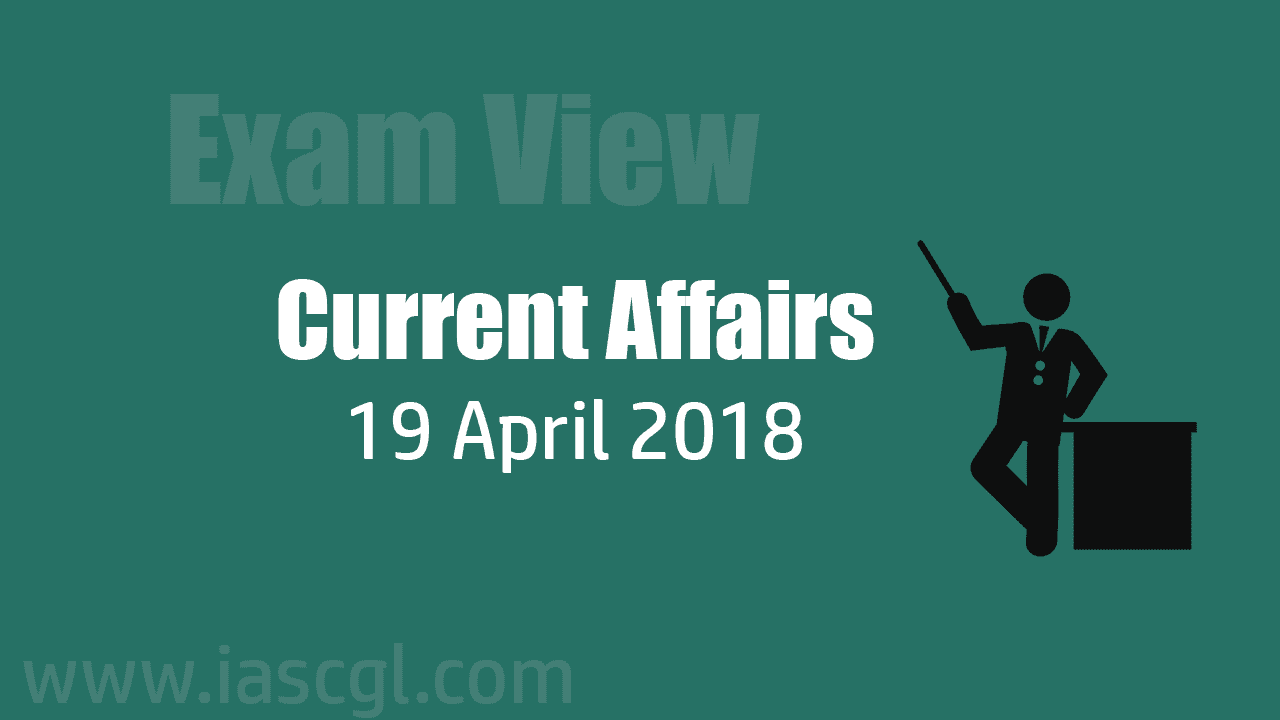 Current Affair 19 April 2018