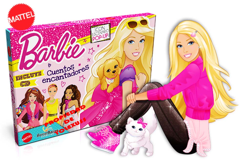 Cuentos Encantadores de Barbie 8 Tomos + CD Rom