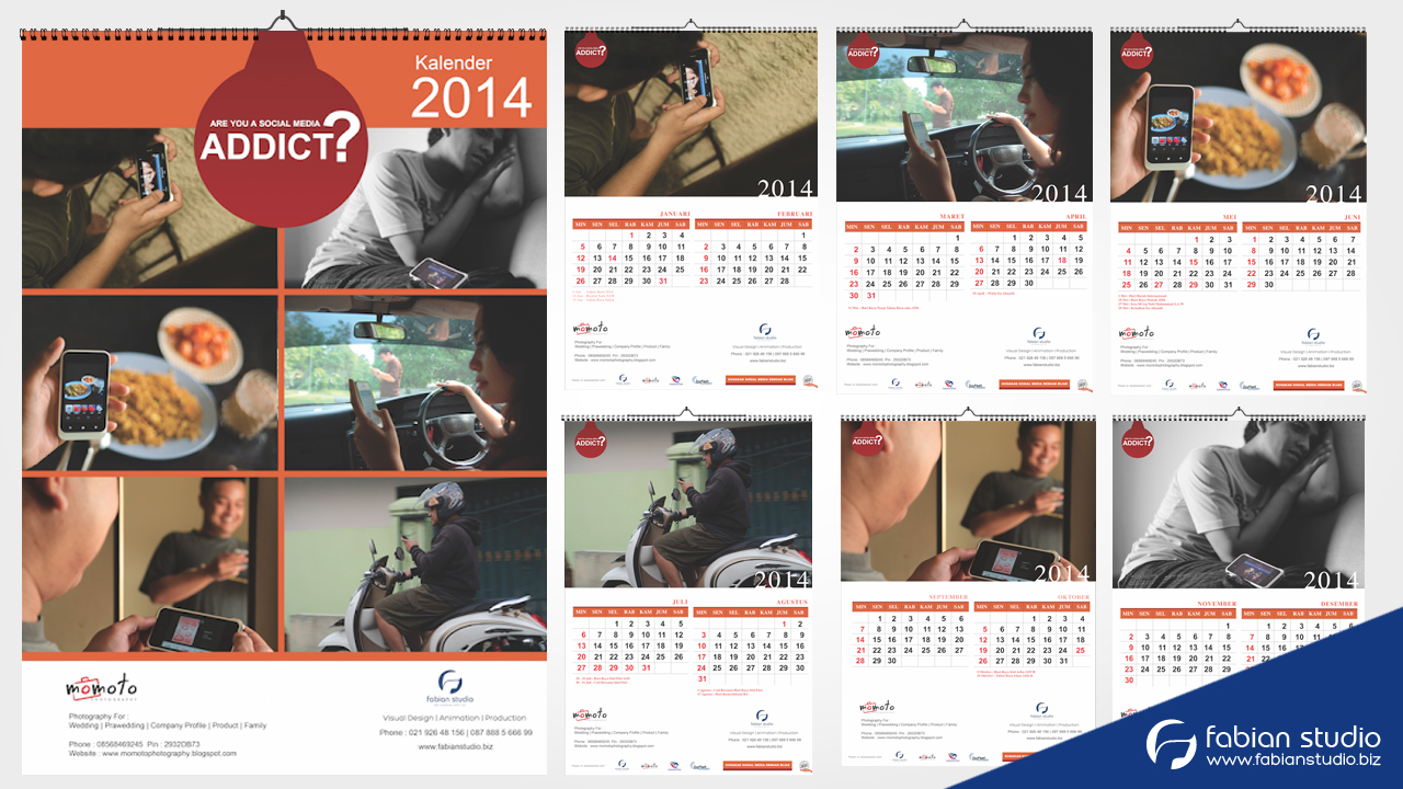 Konsep Visual Kalender 2014