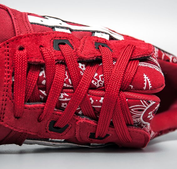 asics red bandana