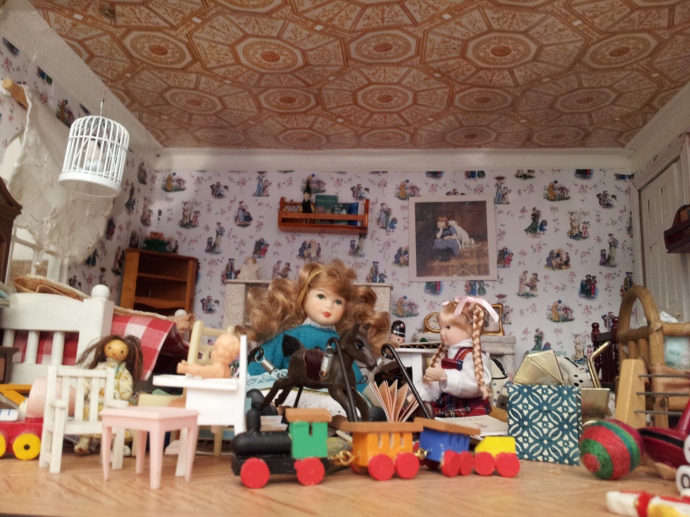 Dollhouse Escapes Adam Ceiling Nursery And Servants Room