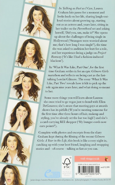 Does Lauren Graham talk as fast in her book Talking as Fast as I Can: From Gilmore Girls to Gilmore Girls (and Everything in Between)  as she does on the Gilmore Girls?