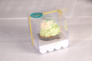 caja cupcake transparente