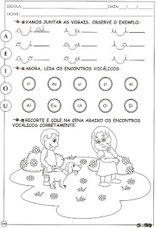 vogais Atividades com vogais