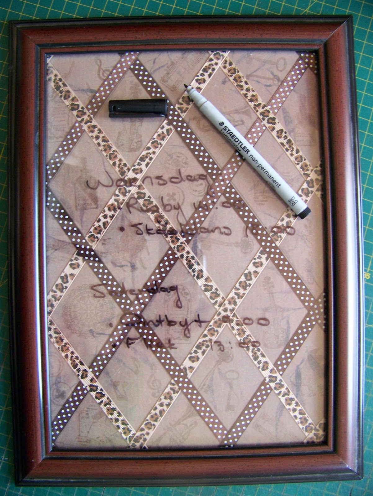 A Pretty Talent Blog School Holiday Project 3 Turn an old photo frame