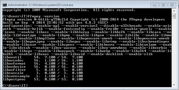 Ffmpeg dll для виндовс 10. Удалить плохие фреймы ffmpeg. как работать с ffmpeg tg bot.