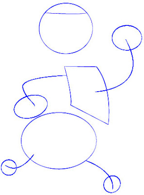 Tahap 2. Cara Mudah Menggambar Donald Bebek