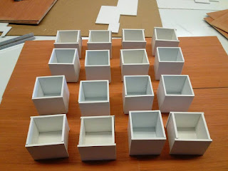 MATERIALES Y PROCEDIMIENTOS DE LA CONSTRUCCIÓN ll: Cubos con diferentes