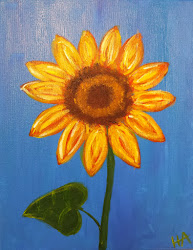 sunflower paintings lessons angela anderson project