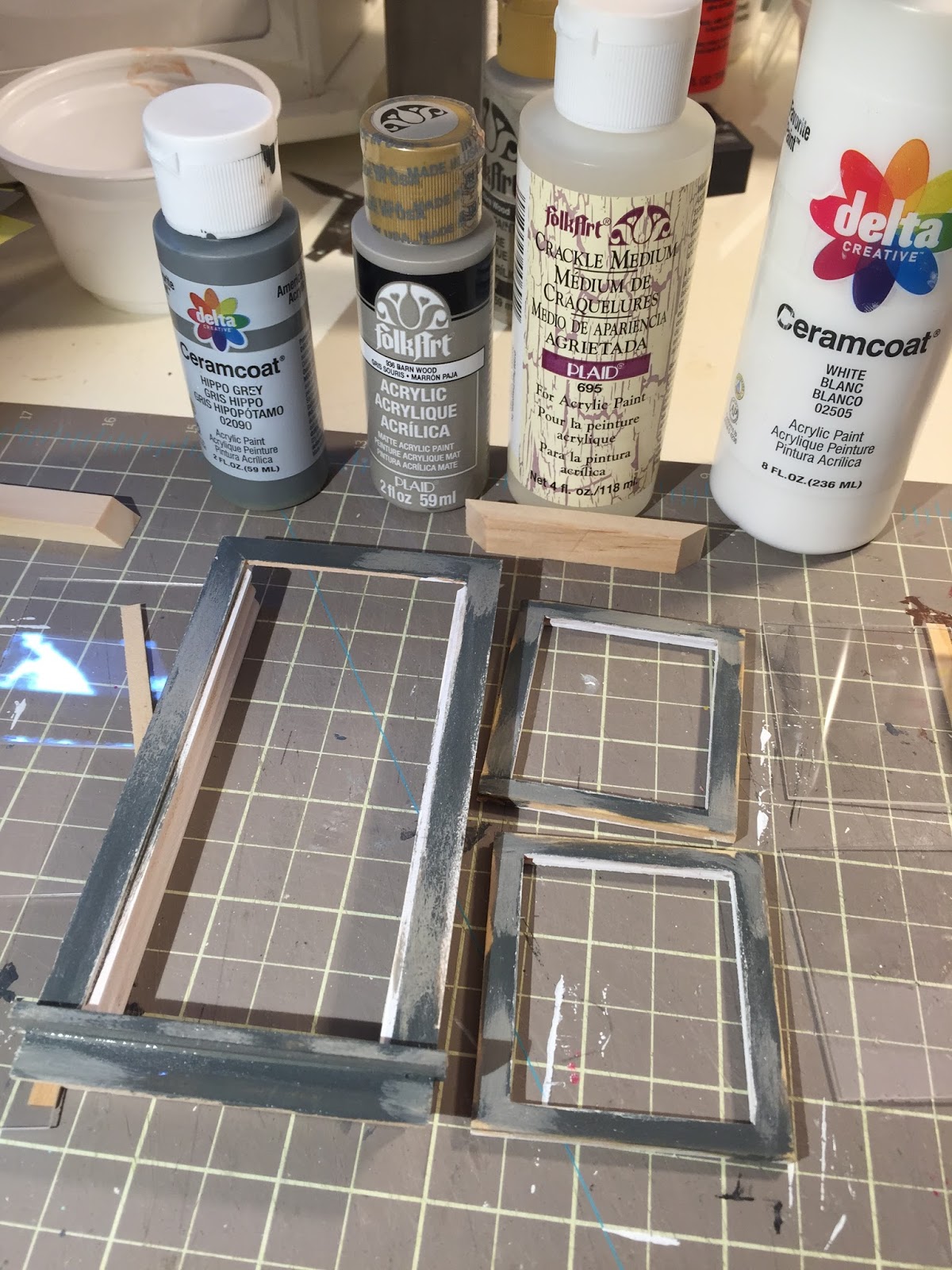 Dollhouse barn wood weathered effect Nature's Soul Miniatures