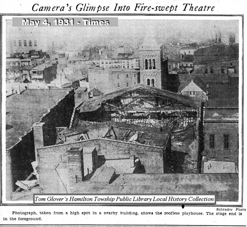 TOM GLOVER'S HAMILTON LIBRARY SCRAPBOOK LOCAL HISTORY WITH A PERSONAL