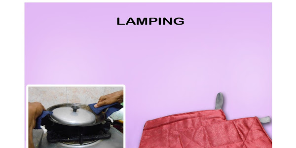 Pemanfaatan kain perca untuk membuat Lamping atau cempal