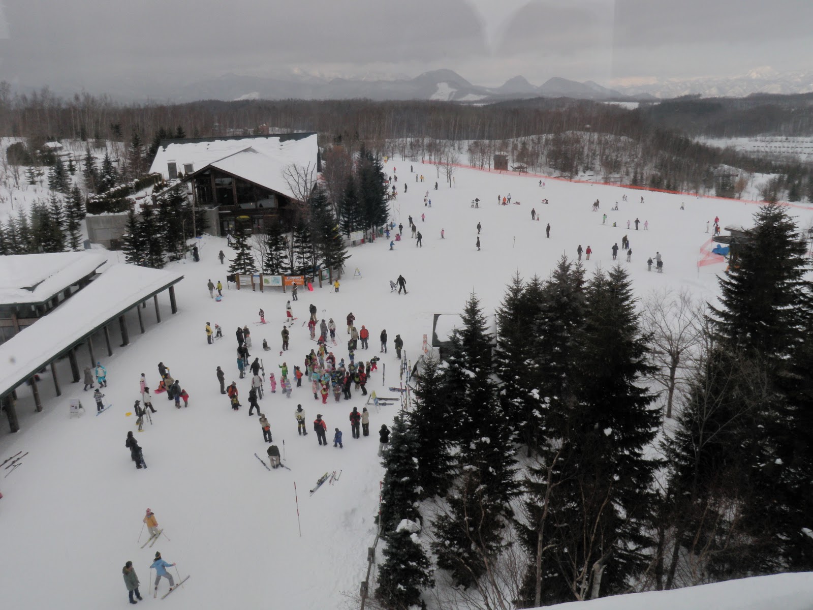 Kyle and Bre in Japan Takino cross country ski and tube