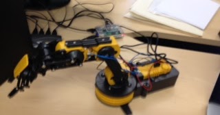 USB Robot arm control with Python and Raspberry Pi