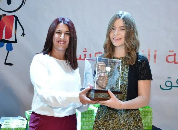 Daughter of Princess Ghida al-Talal of Jordan, Princess Rajaa held an official event for children at Zaha Cultural Center