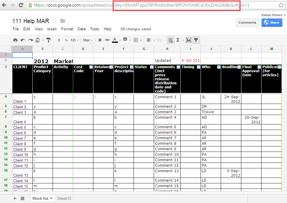 iGoogleDrive Merging data from different Spreadsheets into a Master