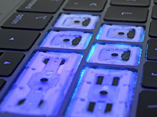 Teclado do MacBook Pro 2018 Imagem Teclado do MacBook Pro 2018