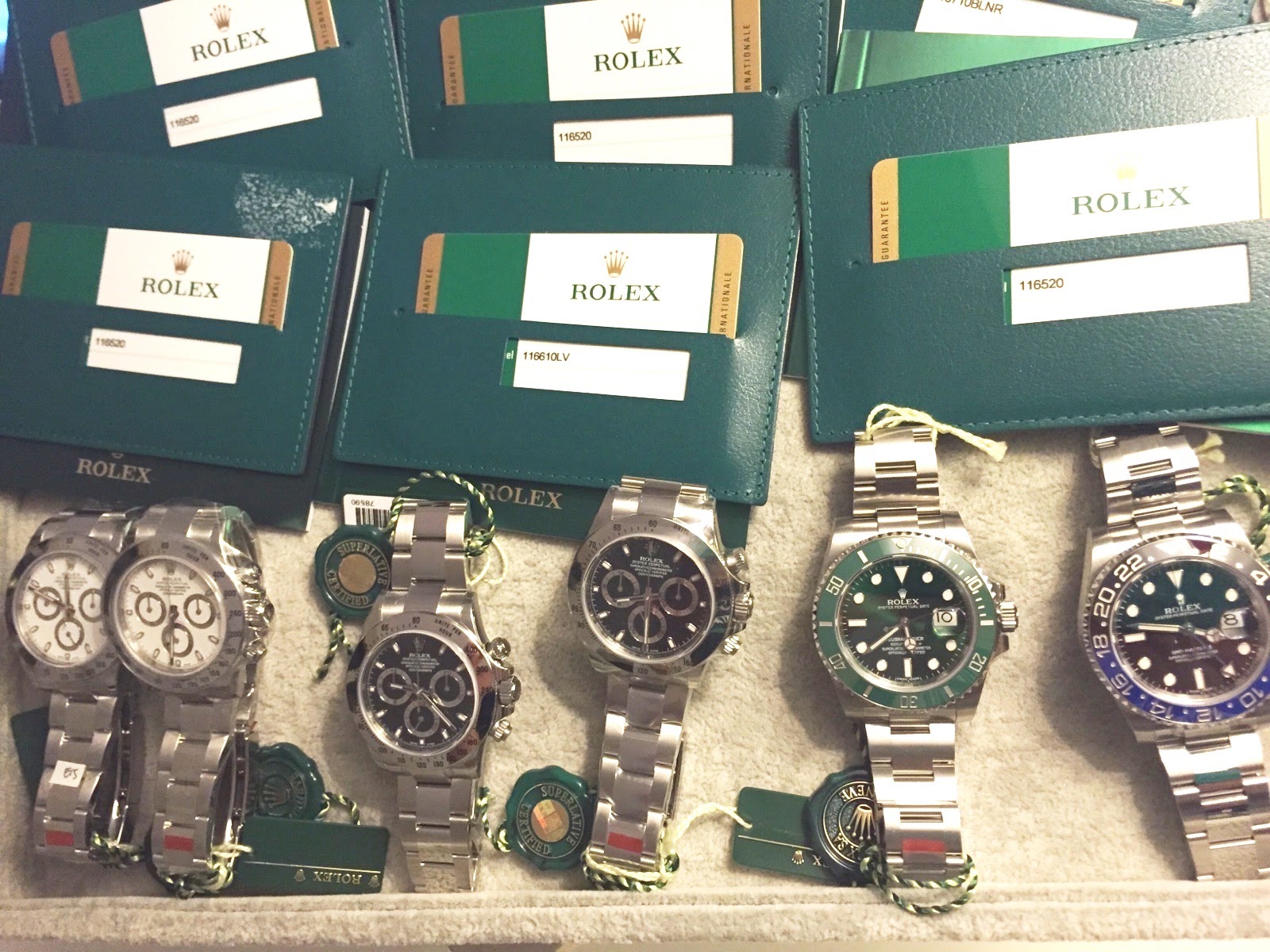 rolex stocks