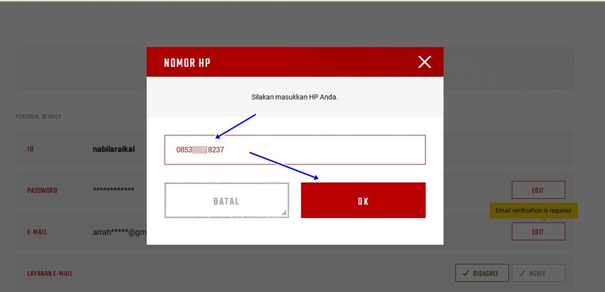 Cara Verifikasi Nomor Hp Dan Bisa Main Di Server Premium Pb Zepetto Suhu Gem