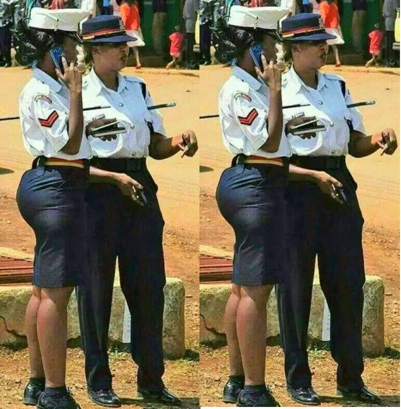 Most Bootilicious Kenya Police Woman Making Men Commit Crime Suspended For Dressing To Hot