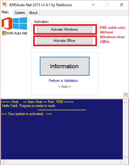 KMSAuto Net V Portable Windows & Office Activator kmsauto pico activator