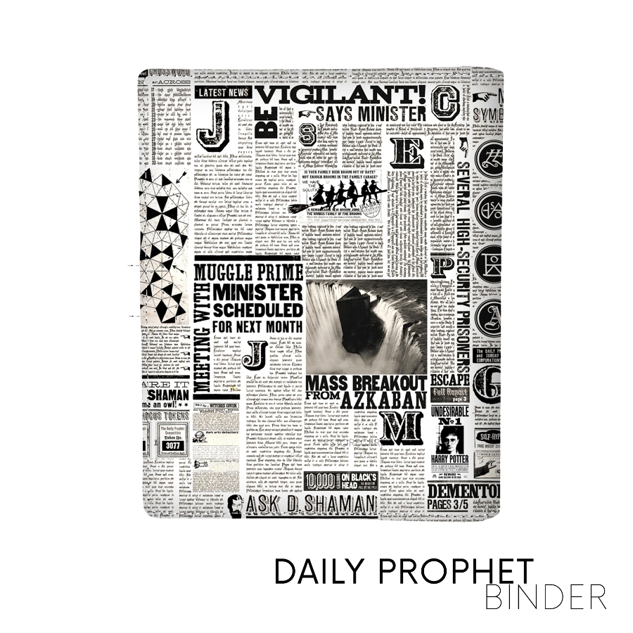 Binder Daily Prophet Tampak Belakang
