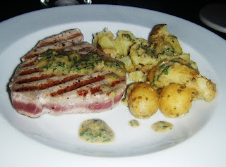 Tuna Steaks with New Potatoes & Salsa Verde