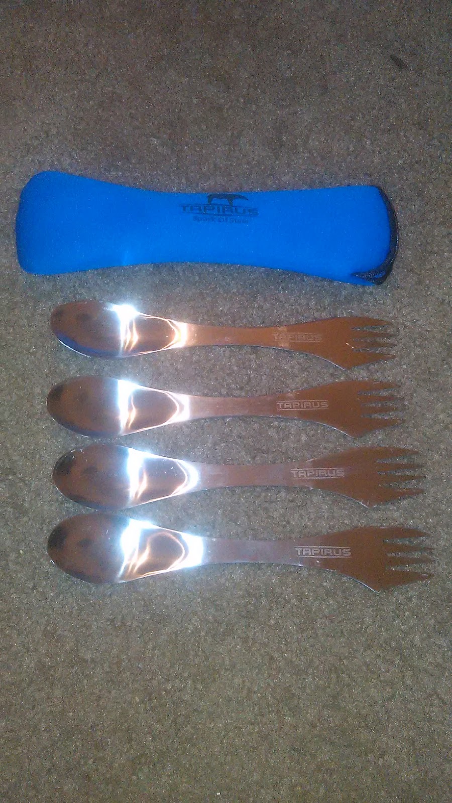 Charlene's Reviews Tapirus Spork of Steel, Set Of 4 Four Extra
