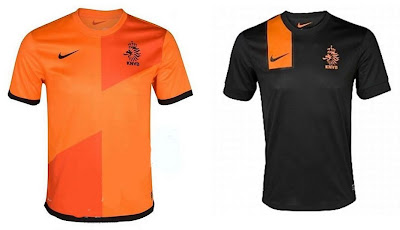 Netherlands Home+Away Euro 2012 Kits (Nike)