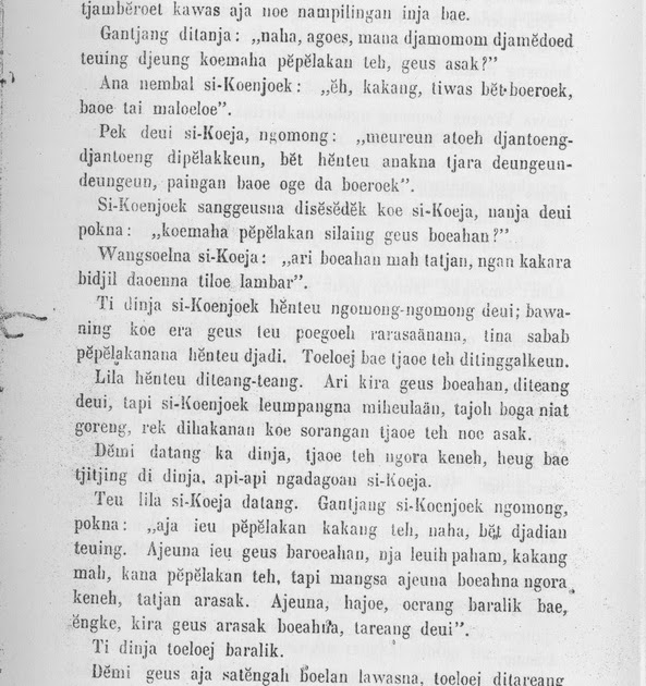 Kumpulan Dongeng Basa Sunda Si Kabayan I Carta De