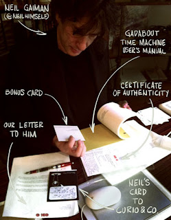 Neil Gaiman with Curio & Co. - Gadabout TM-1050 time machine user manual - Curio and Co. Curio & Co. www.curioandco.com - by Cesare Asaro and Kirstie Shepherd 