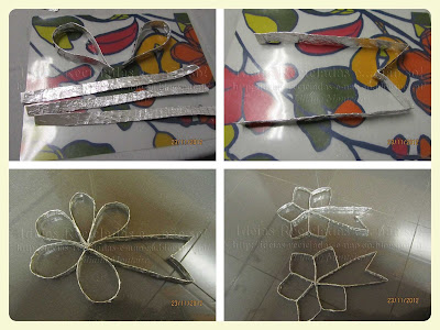 Estrela Cadente com material reciclado