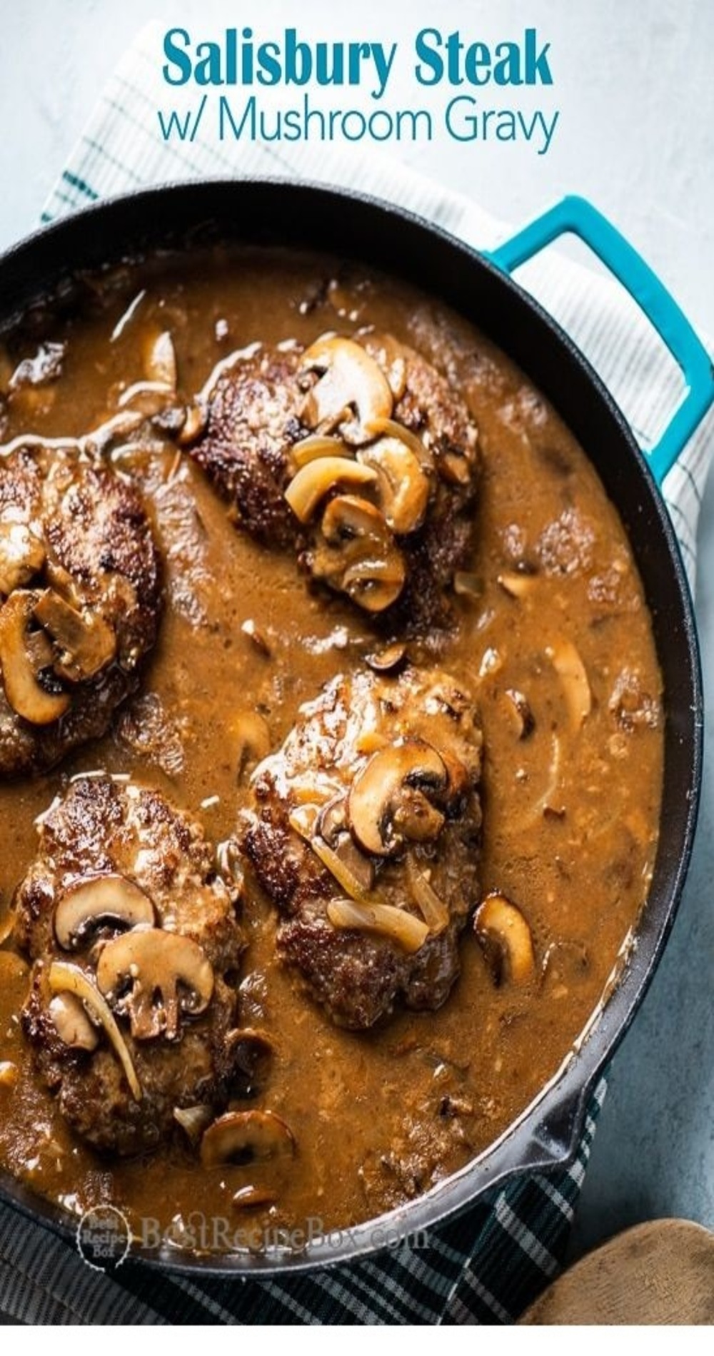 Best Salisbury Steak Recipe with Mushroom-Onion Gravy