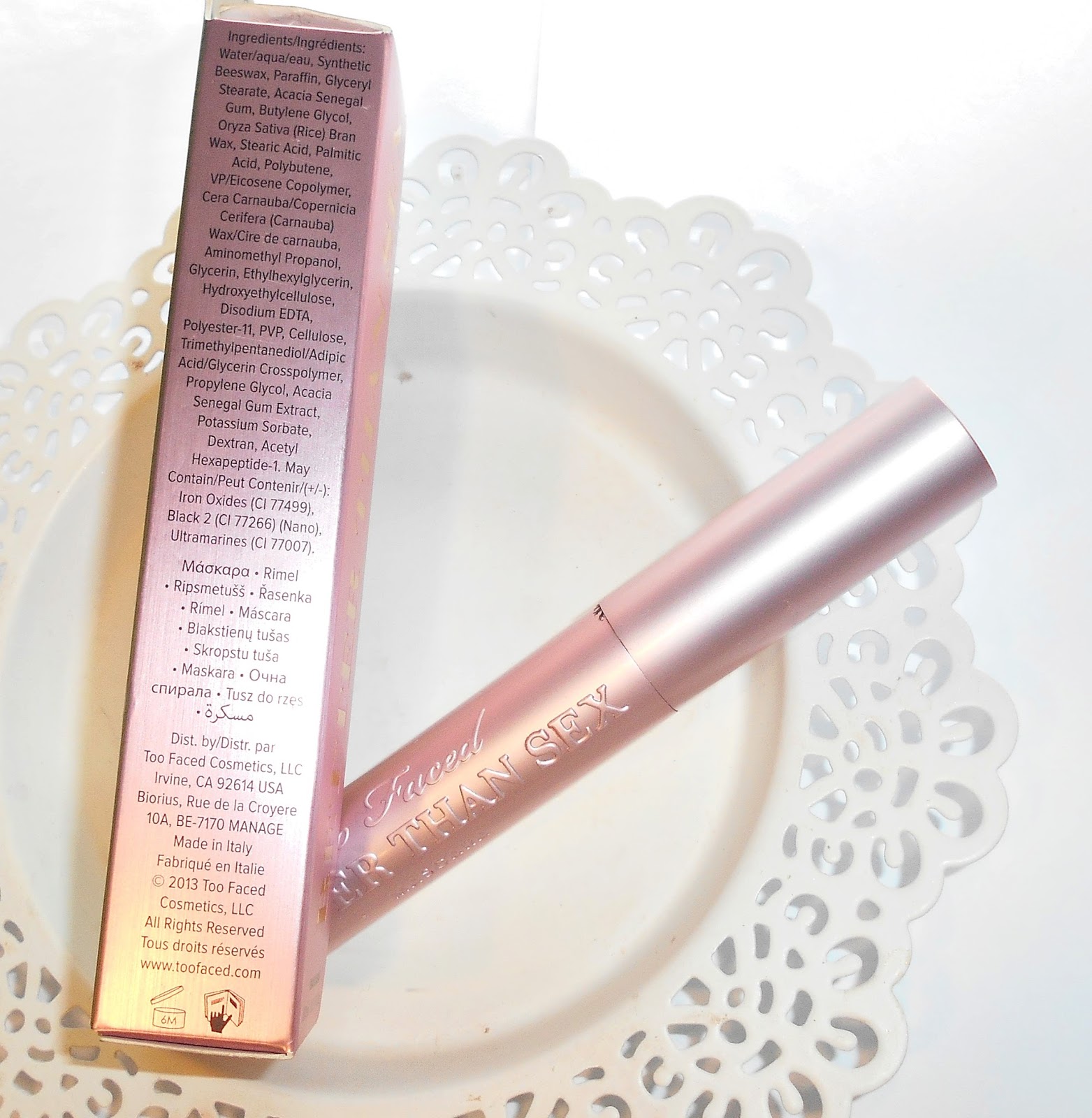 Beauty Meowing Too Faced Better Than Sex maskara