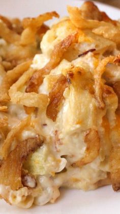 A simple and delicious recipe for French Onion Chicken Casserole - just 10 minute prep time and you have a delicious dinner recipe!