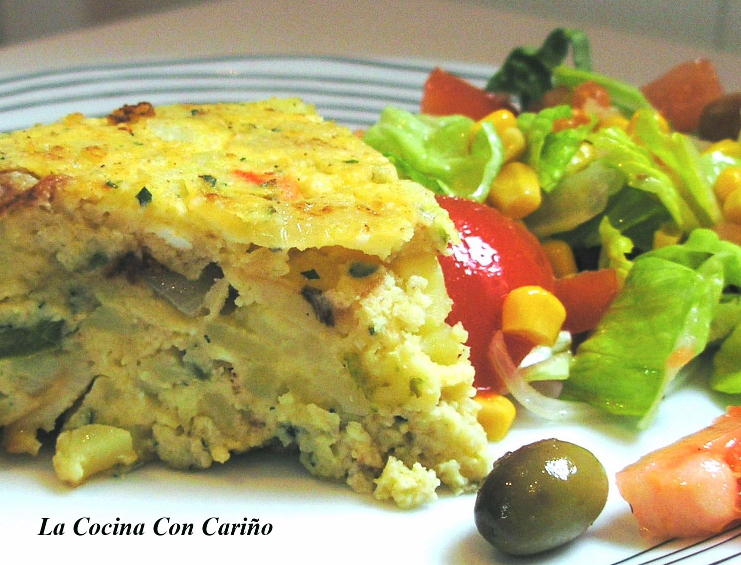 TORTILLA DE PATATAS Y VERDURAS