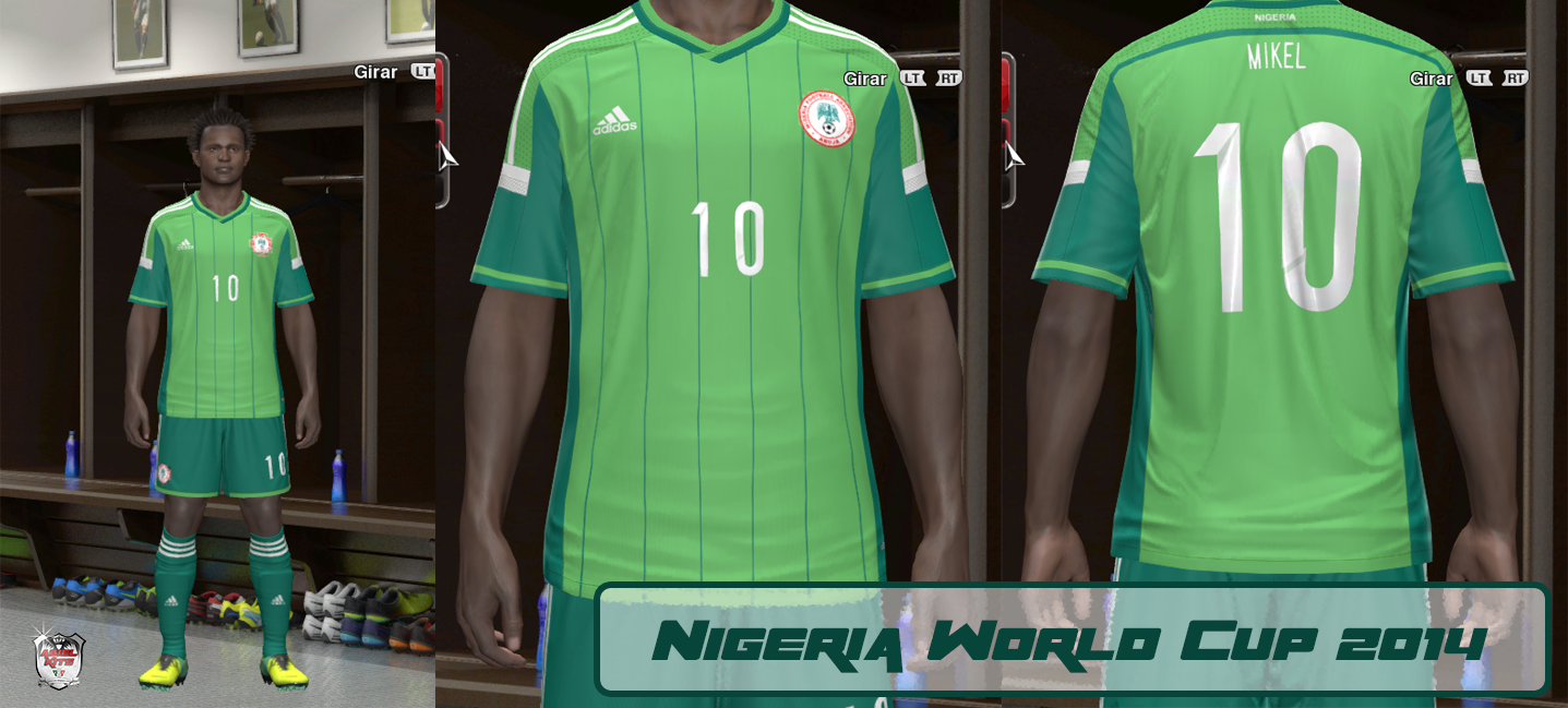 Nigeria Kit Home World Cup 2014 V.1 | ABIEL KITS