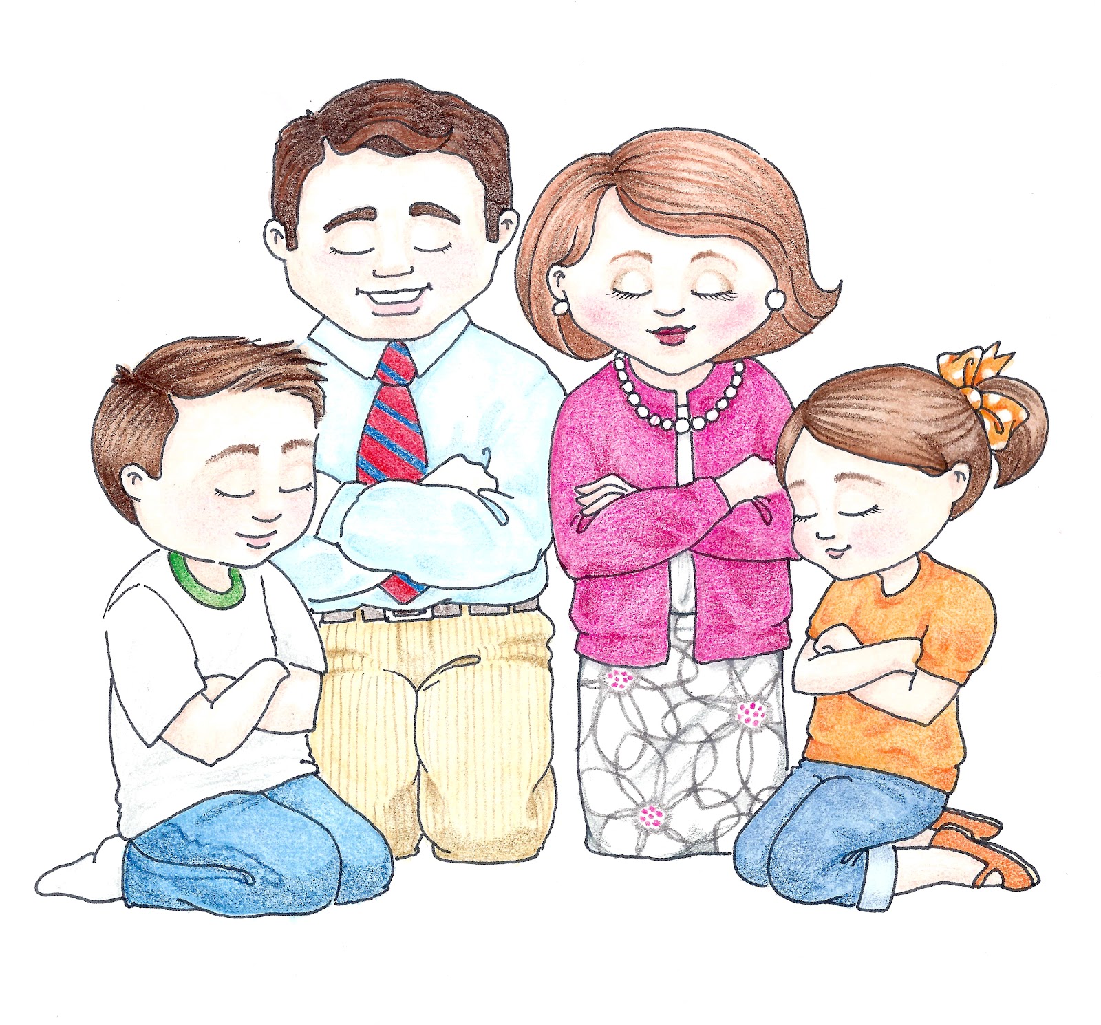 clipart family praying - photo #1