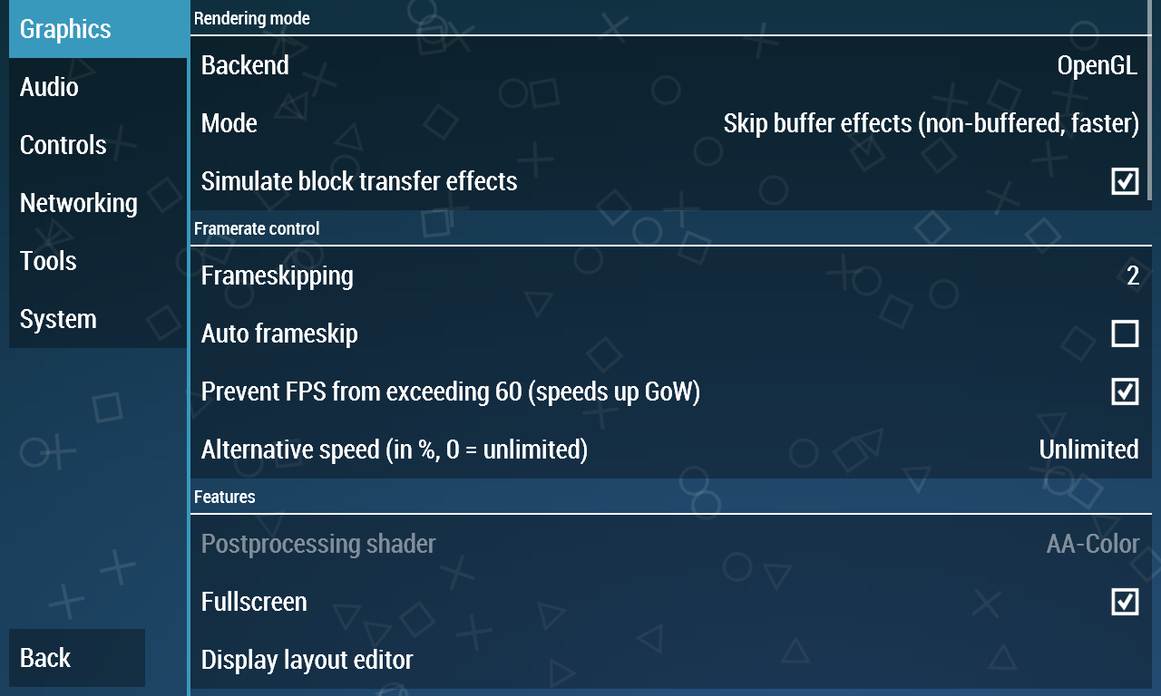 ppsspp 1.6.3 graphics settings pc ppsspp 1.6.3 graphics settings pc