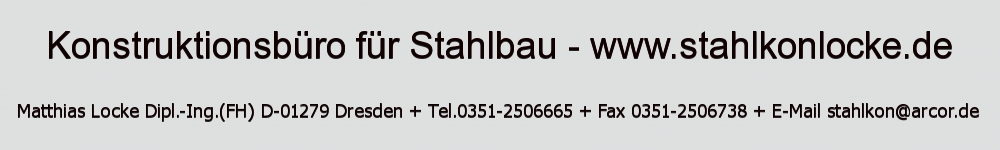 Konstruktionsbüro für Stahlbau - www.stahlkonlocke.de