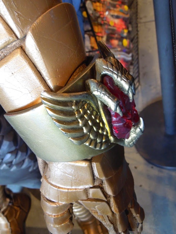 Birdman costume glove detail