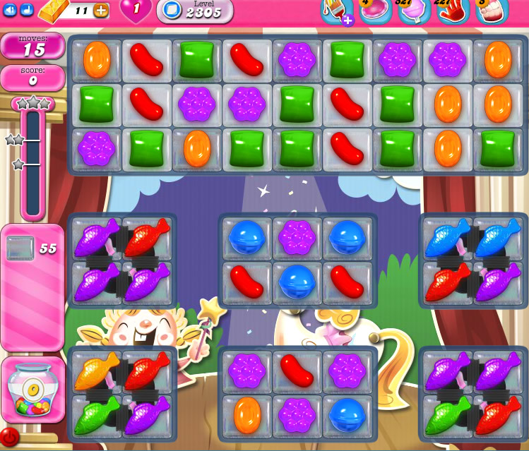 Candy Crush Saga level 2305 Candy Crush Saga level 2305