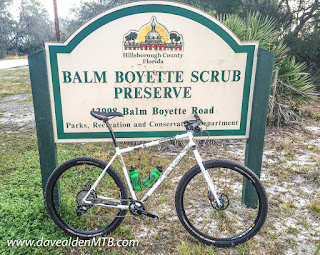 Balm Boyette Scrub Reserve MTB trails, Lithia Florida, MTB, davealdenMTB