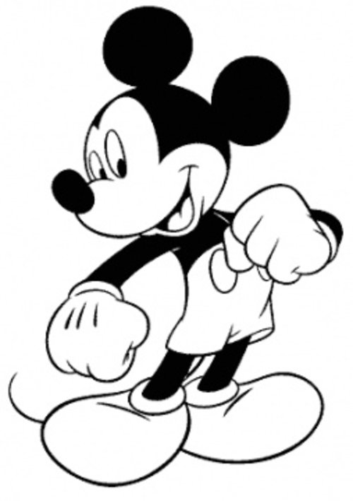 Free Coloring Pages Mickey Mouse Cartoon Coloring Pages For Kids