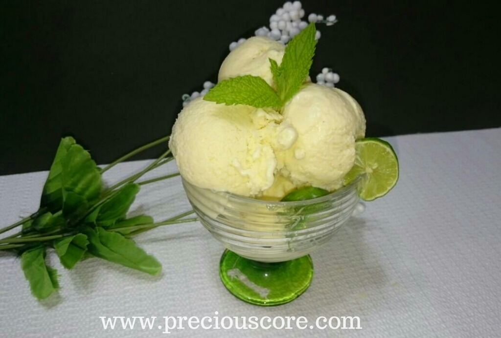 MINT AND KEY LIME ICE CREAM Precious Core