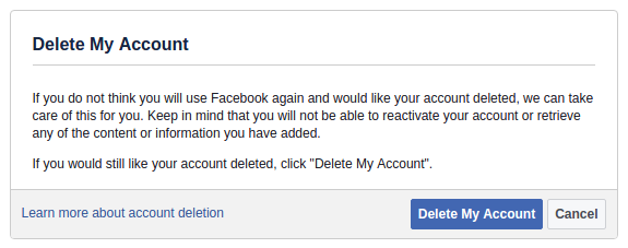 How To Delete Your Facebook account Permently 