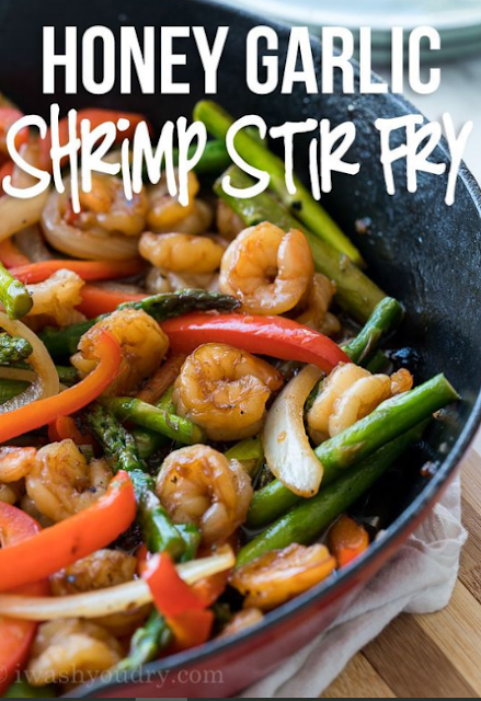 Honey Garlic Shrimp Stir Fry - Special Recipe