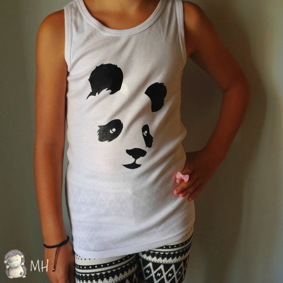 camiseta oso panda